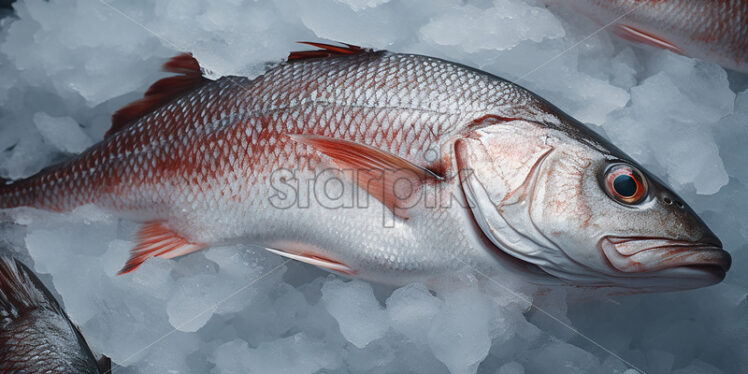 Fresh fish with lots of ice - Starpik Stock