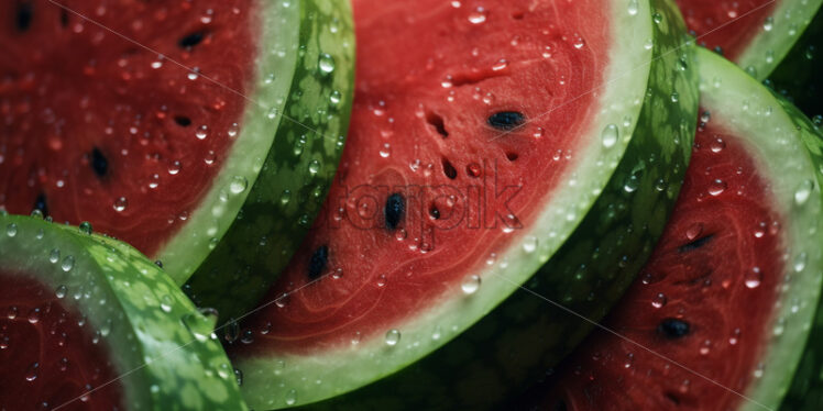 Fresh watermelon pattern background - Starpik Stock