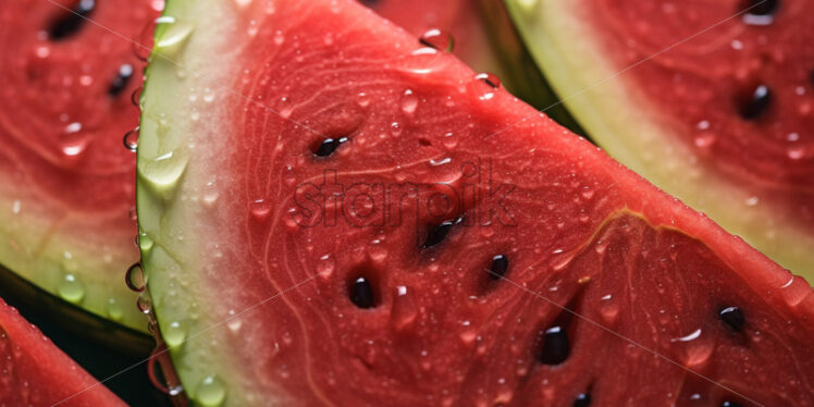 Fresh watermelon pattern background - Starpik Stock