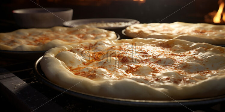 Generative AI pies made from fresh lavash from the farm - Starpik Stock