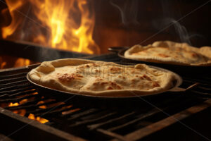 Generative AI pies made from fresh lavash from the farm - Starpik Stock