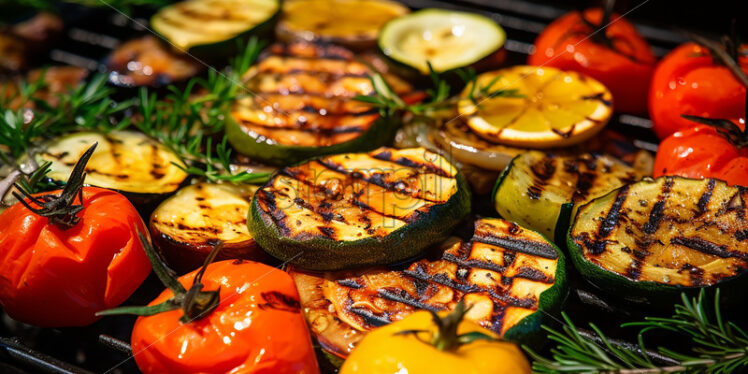 Healthy grilled vegetables - Starpik Stock