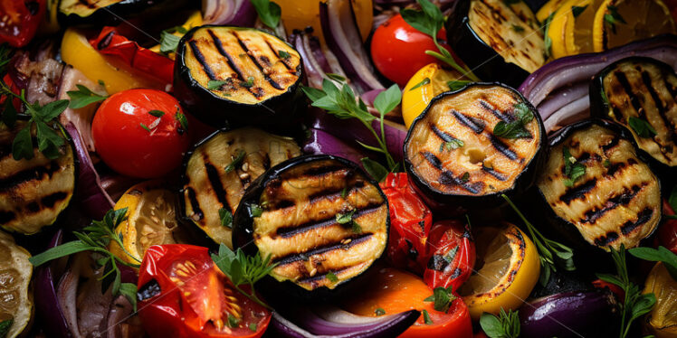 Healthy grilled vegetables - Starpik Stock