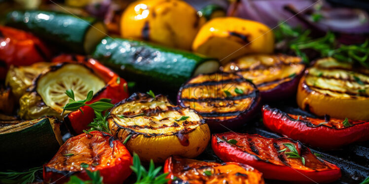 Healthy grilled vegetables - Starpik Stock