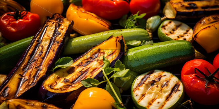 Healthy grilled vegetables - Starpik Stock