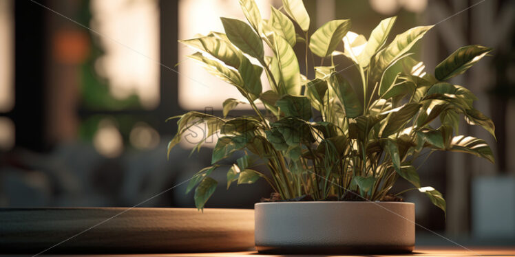 Indoor flowers in a pot - Starpik Stock