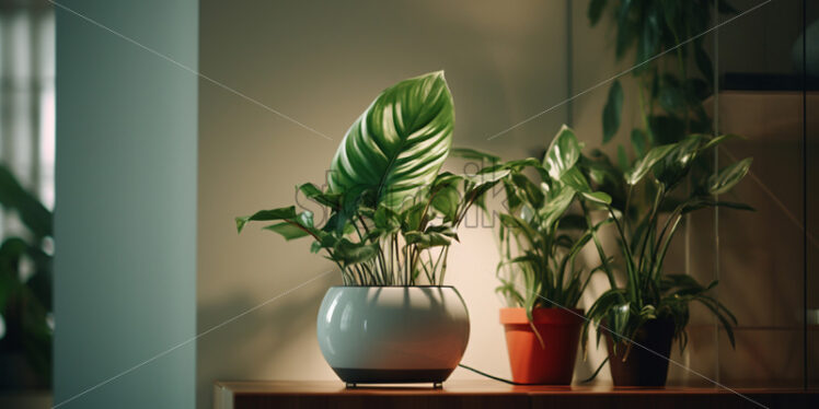 Indoor flowers in a pot - Starpik Stock