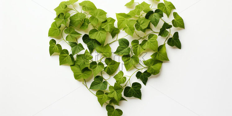 Ivy plants in the shape of a heart - Starpik Stock