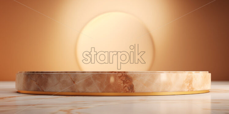 Marble podium product placement background - Starpik Stock