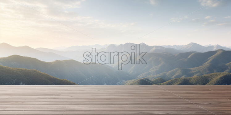 Mountains landscape background view - Starpik Stock