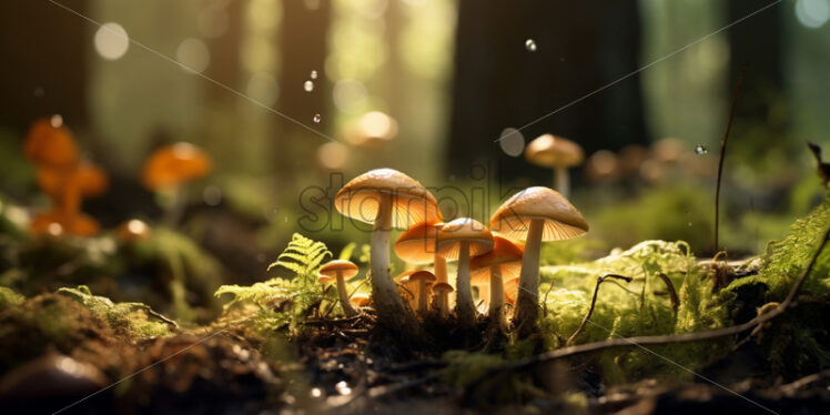 Mushrooms that grow in the forest - Starpik Stock