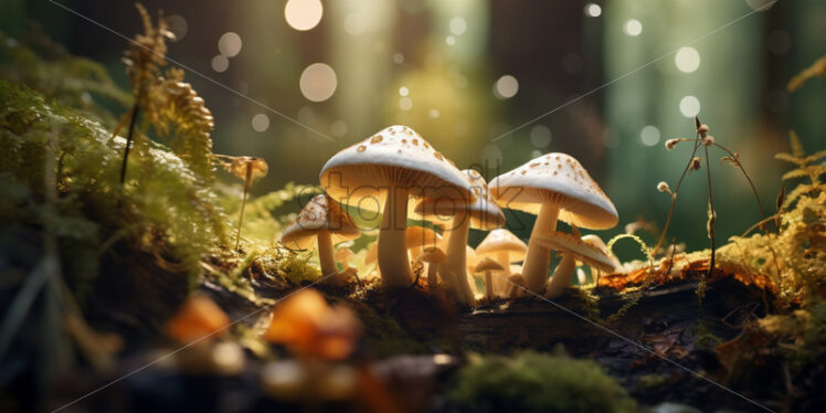 Mushrooms that grow in the forest - Starpik Stock