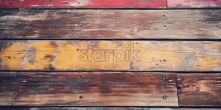 Old planks of different colors - Starpik Stock