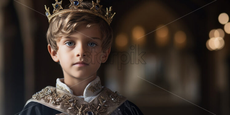 Portrait of a child from the royal family - Starpik Stock
