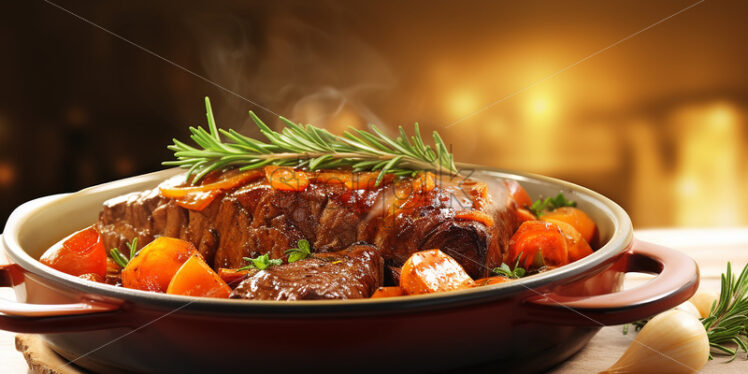 Pot Roast one of the germany delicacies, it's a big tough beef cut - Starpik Stock