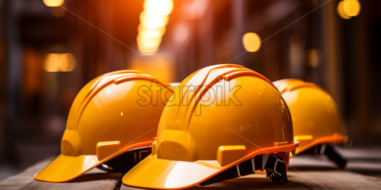 Safe helmets for construction - Starpik Stock