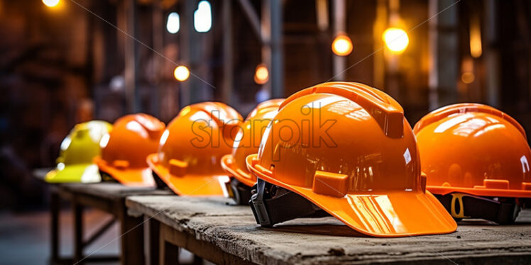 Safe helmets for construction - Starpik Stock