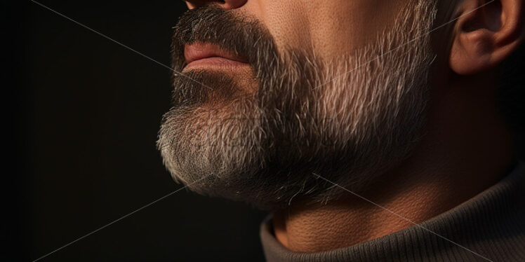 Stylish beard of a man - Starpik Stock