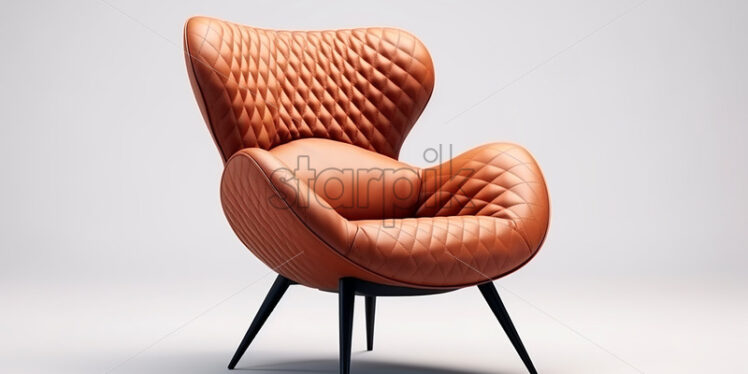 The concept design of a chair on a white background - Starpik Stock