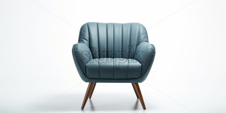 The concept design of a chair on a white background - Starpik Stock