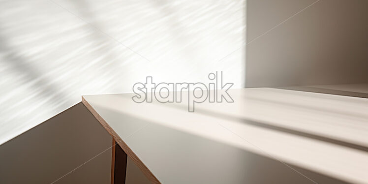 The surface of a table on a white background - Starpik Stock