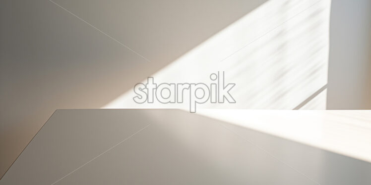 The surface of a table on a white background - Starpik Stock