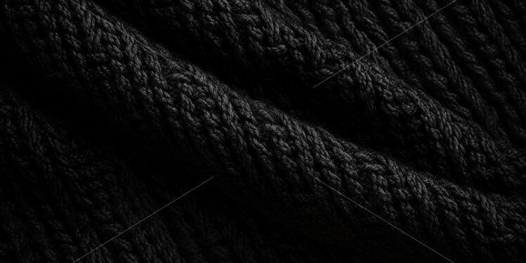 The texture of a black sweater - Starpik Stock