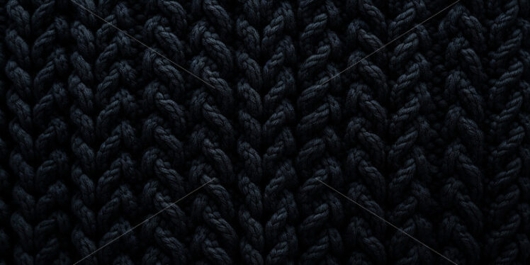 The texture of a black sweater - Starpik Stock