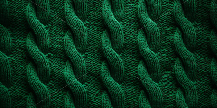 The texture of a green sweater - Starpik Stock