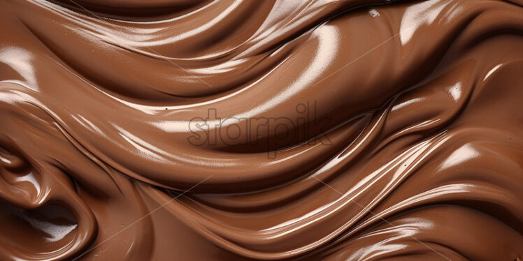 The texture of a melted chocolate - Starpik Stock