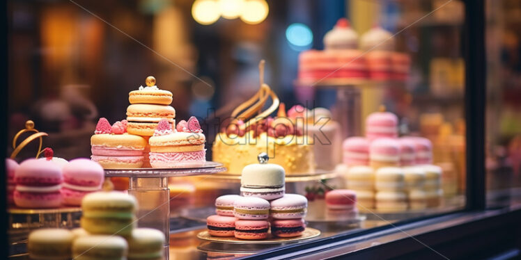 The window of a sweet shop - Starpik Stock