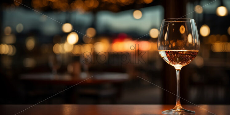 a glass of wine at the bar backgrounds - Starpik Stock