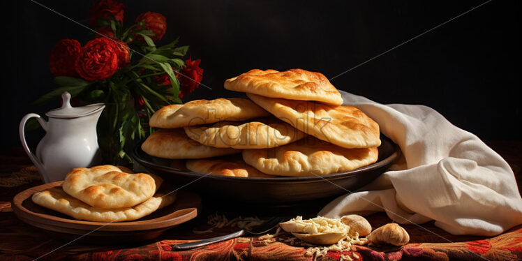 bannock bread canada delicacies - Starpik Stock