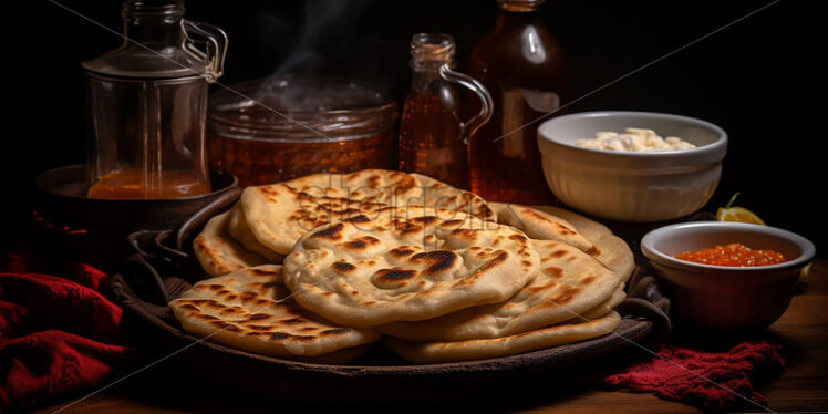 bannock bread canada delicacies - Starpik Stock