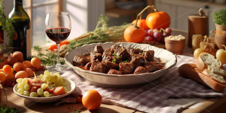 beef bourguignon also known beef burgundy or beef stew from france one of their delicacies - Starpik Stock