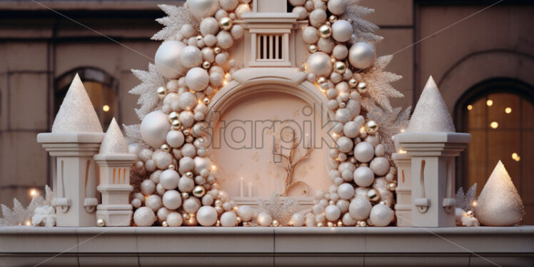 christmas decorations holiday castles festive - Starpik Stock