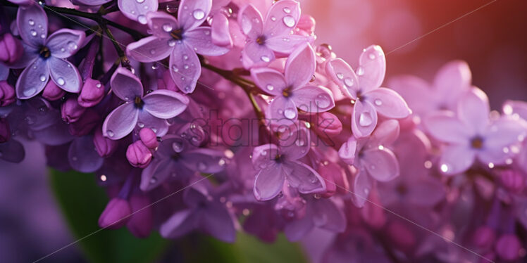 lilac flowers purple backgrounds close up - Starpik Stock