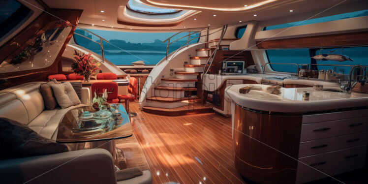 modern luxury yacht interior designs - Starpik Stock