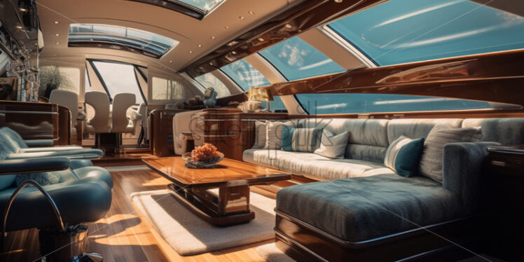 modern luxury yacht interior designs - Starpik Stock