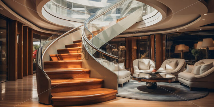 modern luxury yacht interior designs - Starpik Stock