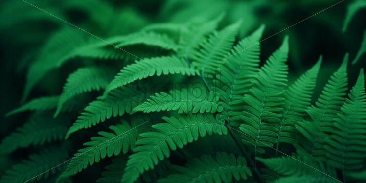 A background of ferns in the forest - Starpik Stock