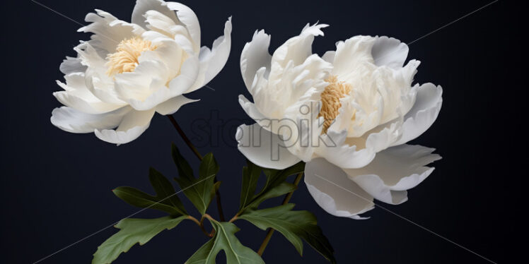 A beautiful white peony flower - Starpik Stock