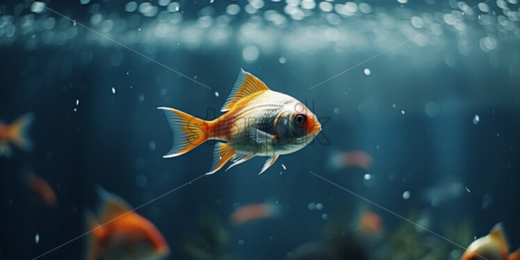 A fish in an aquarium - Starpik Stock