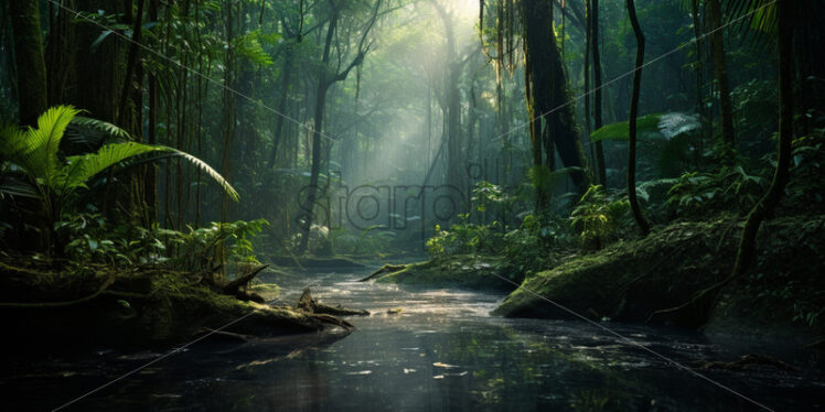 A full green Amazonian forest is life - Starpik Stock