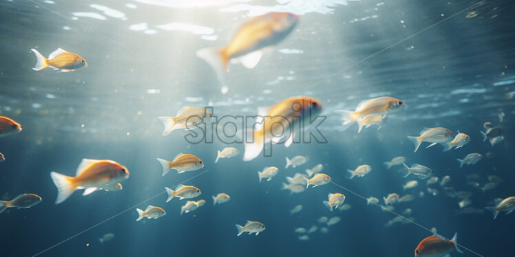 A lot of fish in the ocean - Starpik Stock