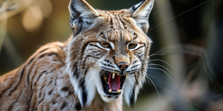 A lynx, fear of animals - Starpik Stock