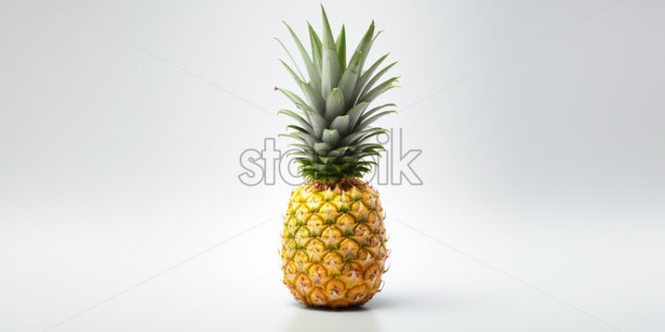 A pineapple on a white background - Starpik Stock