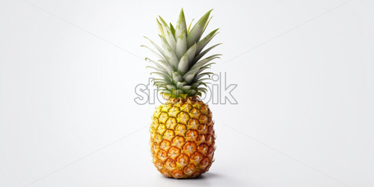 A pineapple on a white background - Starpik Stock