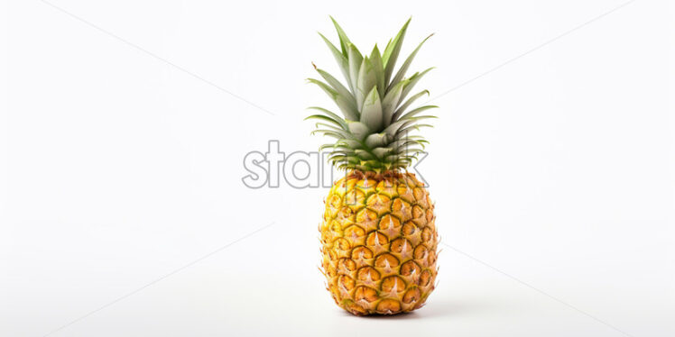 A pineapple on a white background - Starpik Stock