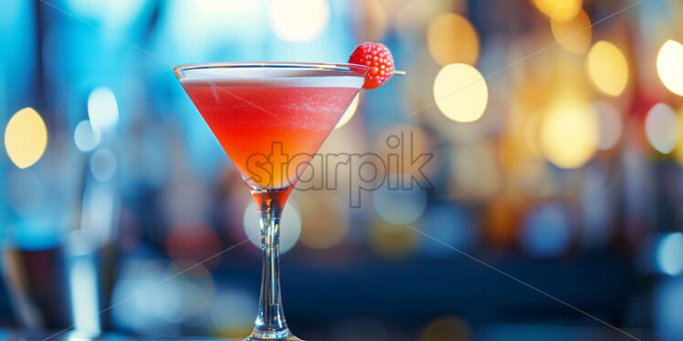 A refreshing cocktail in a bar - Starpik Stock